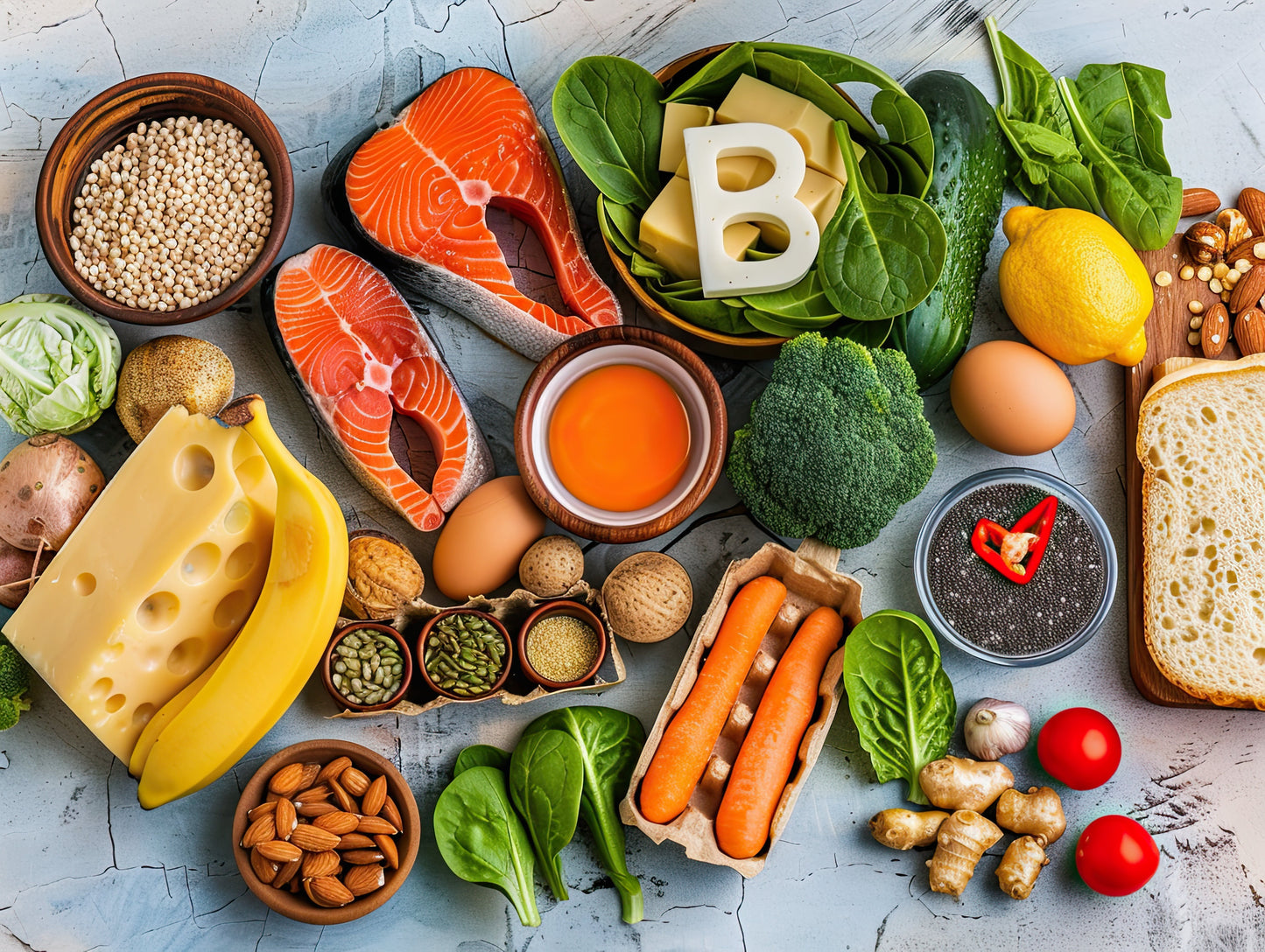 Beneficios de las vitaminas B6 y B12 para tu bienestar mental y físico.